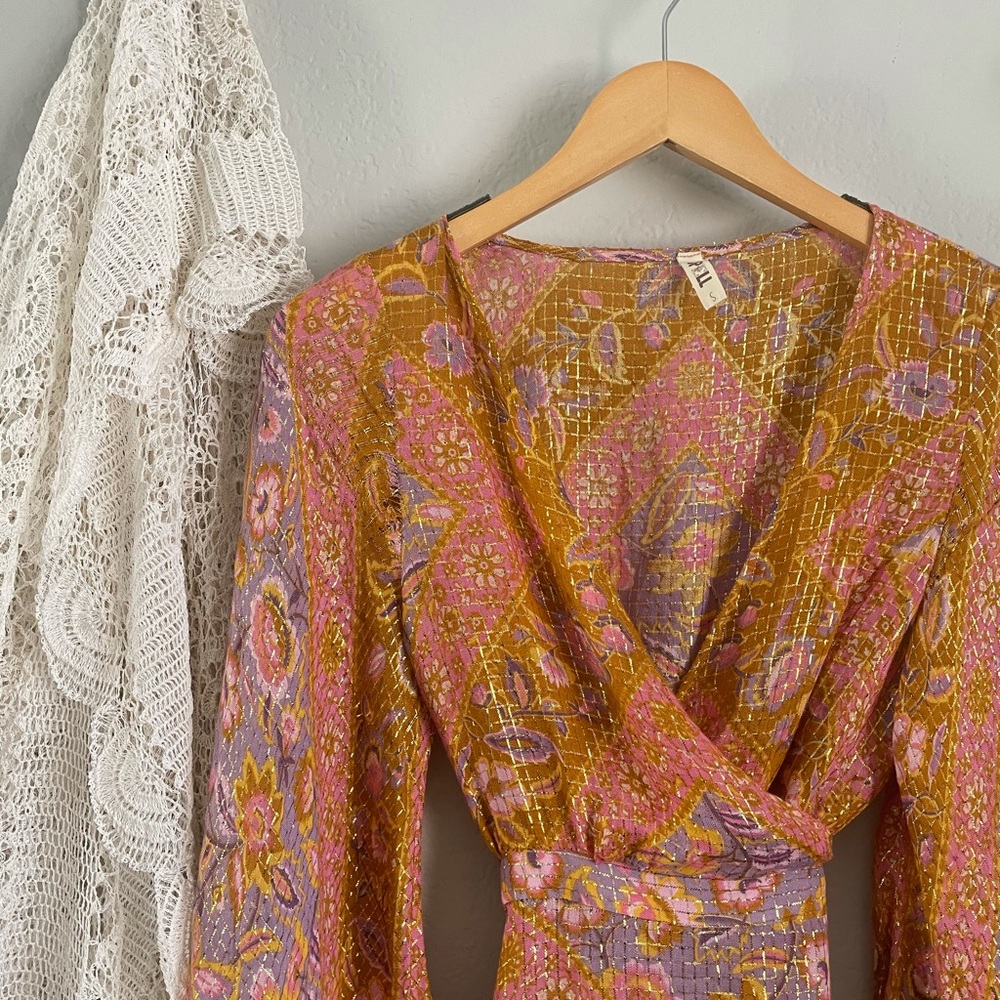 💔SOLD💔 SPELL | SAMPLE Lolita Wrap Dress Kimono - Picture 8 of 17